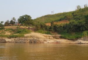 Riverside village.