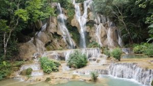 The name for the falls derives from the legend that a wise old man dug into the earth and the water rose. A golden deer made its home under a rock protruding from the water.