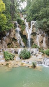 Beautiful Kuang Si Waterfall.