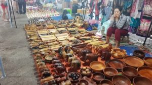 The night market runs along Sisavangvong Road to Settathilat Road (the town centre).