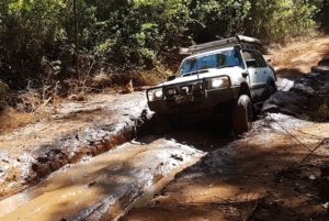 Craig through mudhole.