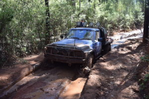 Joe in his Chev V8 powered GQ.