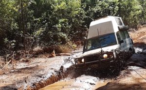Steve on Muddy Landing Road.