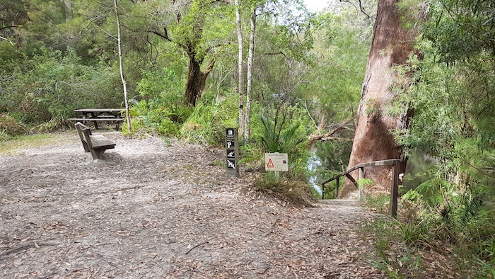 Monastery Landing picnic area.
