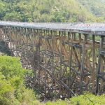 Pho Khun Pha Meung bridge in Nam Nan National Park.