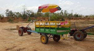 Our mode of transport.