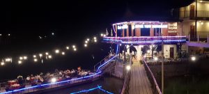 Restaurant on the river.