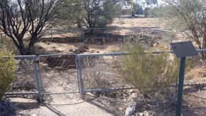The fence around Koorkoordine Well helps to protect it.