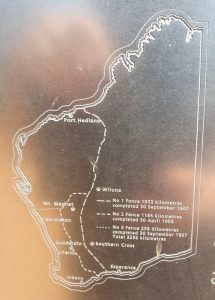 The Rabbit Proof Fences in Western Australlia.