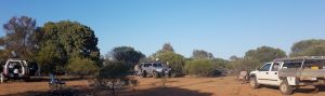 Our camp at Weowanie Rock.