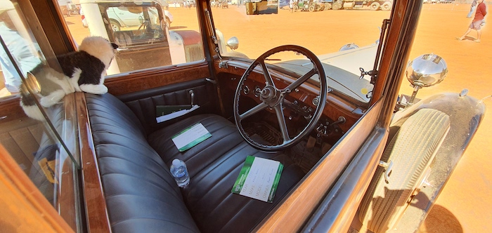 Rolls Royce interior.