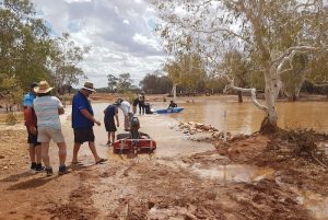 Putting in at Milly Milly Crossing.