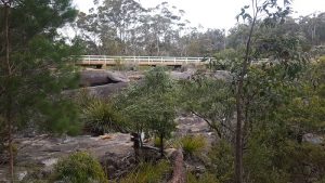 Fernhook Fals and bridge.