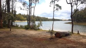 Popular skiing and camping spot.