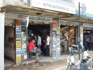 Nitin Automobiles motorparts store in Bangalore.