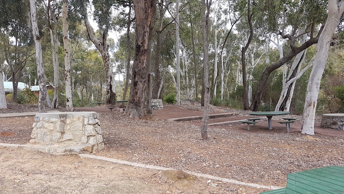 Picnic tables