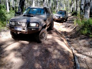 Scott and Aaron in their Patrols.