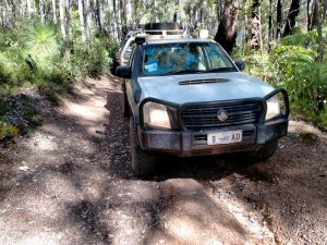 Kim was at the front of the convoy.