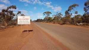 Mineral Resources’ haul road.