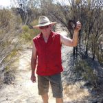 One of the many cans, bottles, horseshoes and other artefacts that provide convincing evidence we were on the historical Gus Luck Track