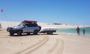 We launched the boat to relocate the craypot.