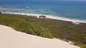 Overlooking the Little Bay campground.