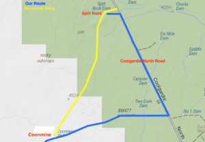 COONMINE TO SPLIT ROCK