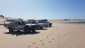 At the northern end of the lagoon - our destination every morning to check the raypot and get a feed of oysters.