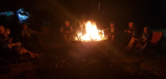 At Starvation Boat Harbour Campground.