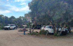 Campground at Starvation Boat Harbour.