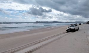 Graham on Bellanger Beach.