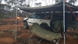 Graham's camp at Booanya.