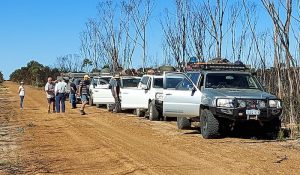On the Hyden-Lake King Road after exiting the Lake Sharp Track.