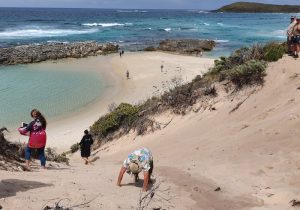 It was a steep dune.