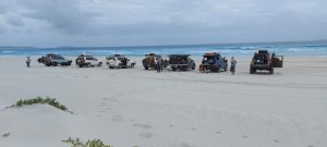 Lunch on Quallilup Beach.