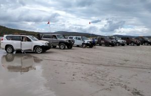 Lineup near the inlet mouth.