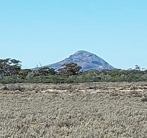 Peak Charles from Lake Sharp.