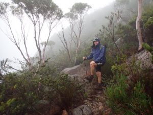 Peter on Mount Ragged walk track.