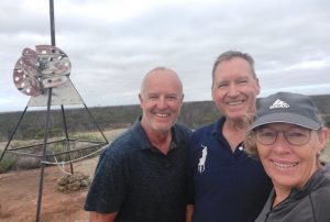 Scott, Peter and Lone atop Booanya Rock.