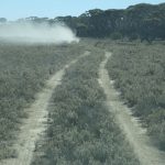 Track through Lake Sharp.