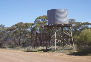 Disused overhead tank a Chandler.