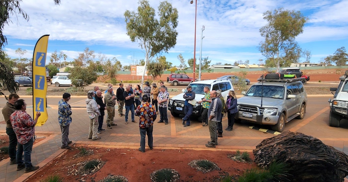 Steve, Louise and Donna left the Road Trip here and returned to Kalgoorlie. Justin and Tayla also had to leave and make the long trip back to Perth.