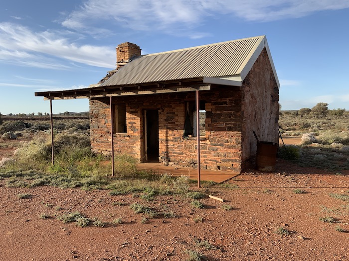 Abandoned house at Edjudina. It was re-roofed by a local mining company in recent times and used as an office.