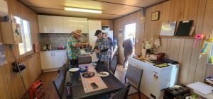 Kitchen at Tin Dog Mine.