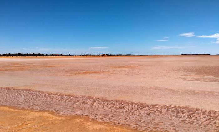 Lake Carey, at the south-east end.