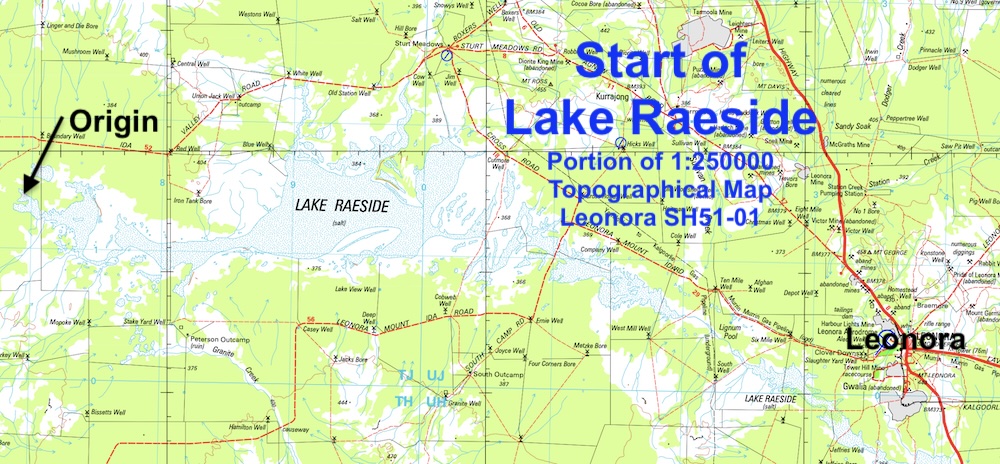 START OF LAKE RAESIDE.