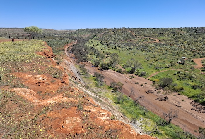 Irwin River at Coalseam Conservation Park, looking downriver.