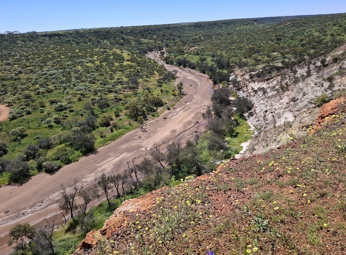 Irwin River at Coalseam Conservation Park, looking upriver.