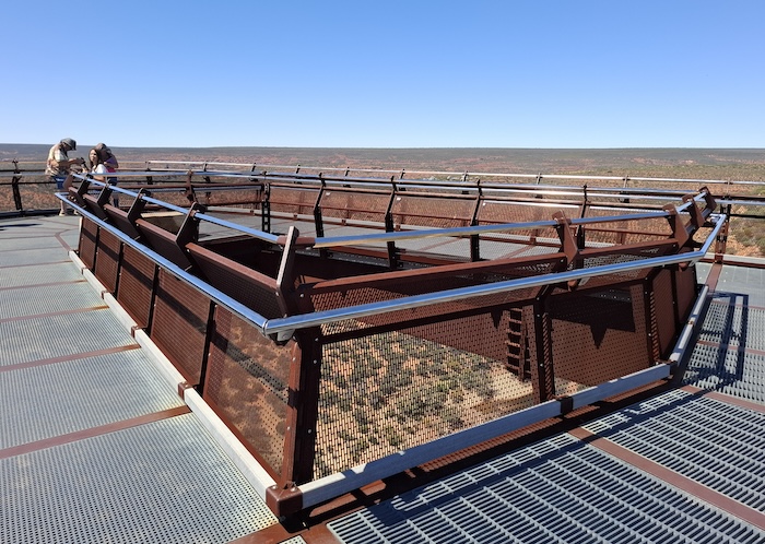 The platform of the Skywalk.