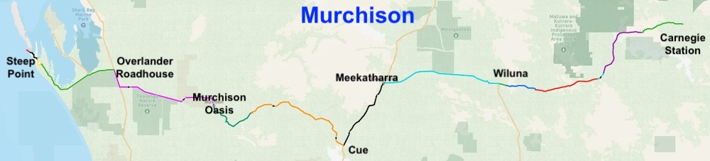 ROUTE OF THE MURCHISON SECTOR